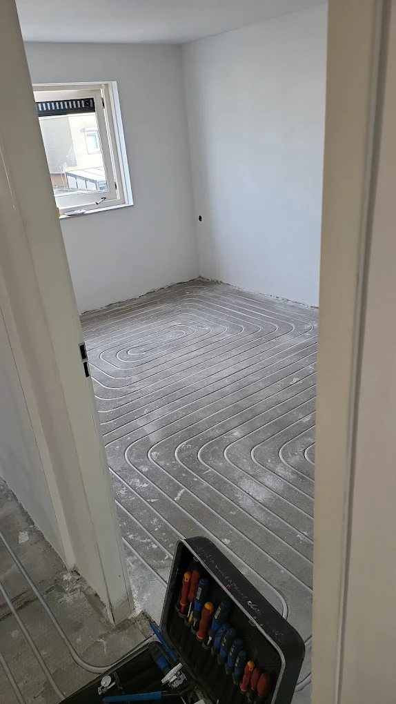 Vloerverwarming aanleg