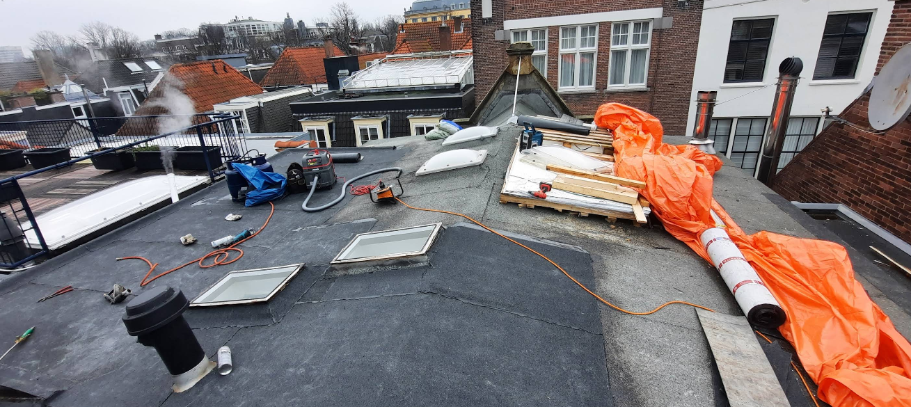 Dakwerk binnenstad