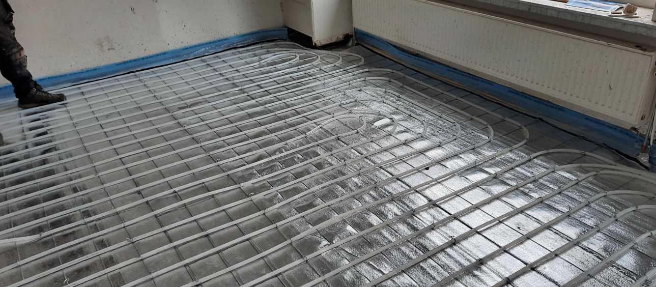Vloerverwarming detail